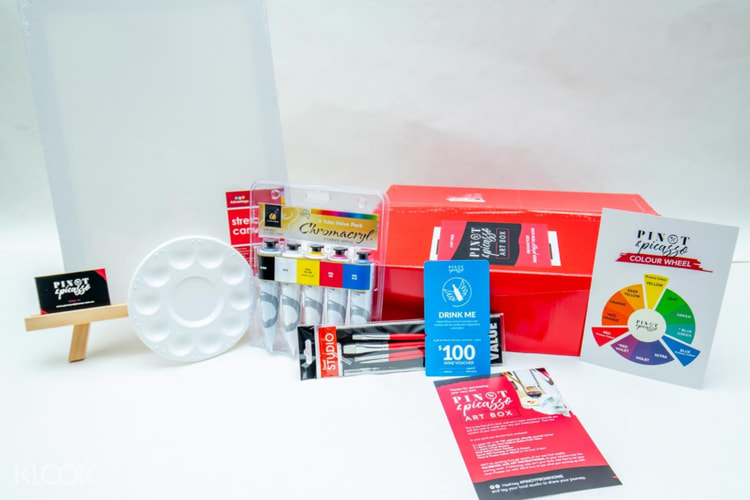 Virtual Painting Class With Pinot And Picasso Art Kit Klook Us