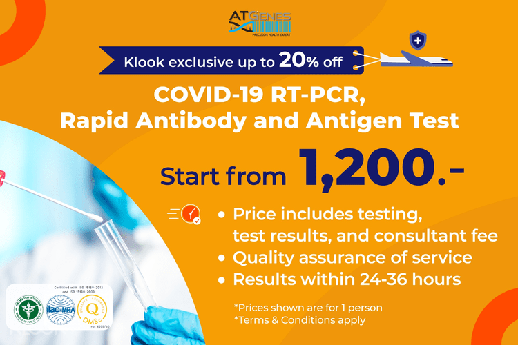 next day result covid 19 rt pcr and rapid antibody testing in bangkok by atgenes klook