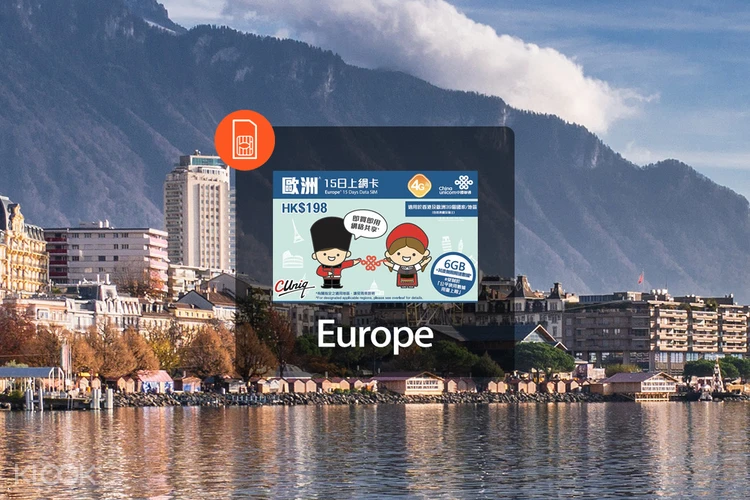 4g Sim Card With 6gb Data For 15 Days In Europe Klook Malaysia
