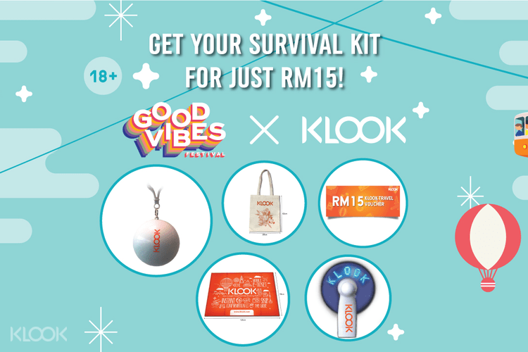 Good Vibes Festival 2018 Survival Kit Klook Exclusive Kuala Lumpur Malaysia Klook Us