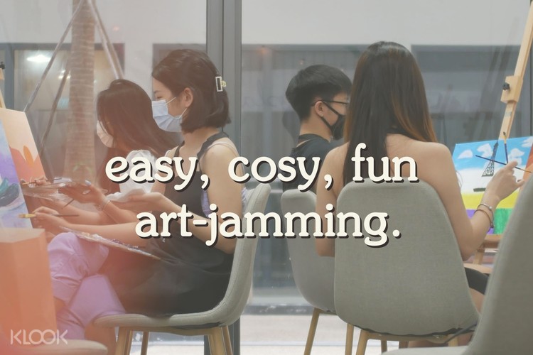 art jamming tote bag