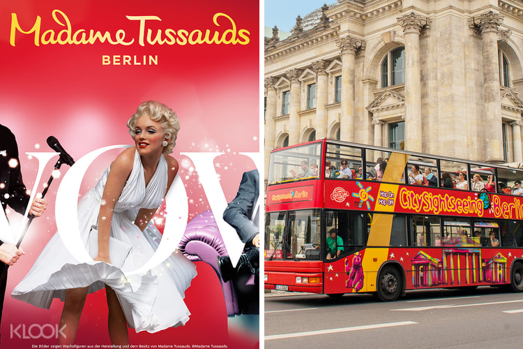 Madame Tussauds And 24 Hour Hop On Hop Off City Sightseeing Bus Tour In Berlin Klook Us