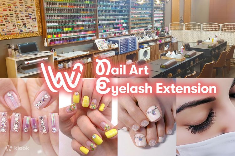 K-Style Nail Art & Eyelash Extension Experience At Pro Beauty Shop  Myeong-Dong - Klook