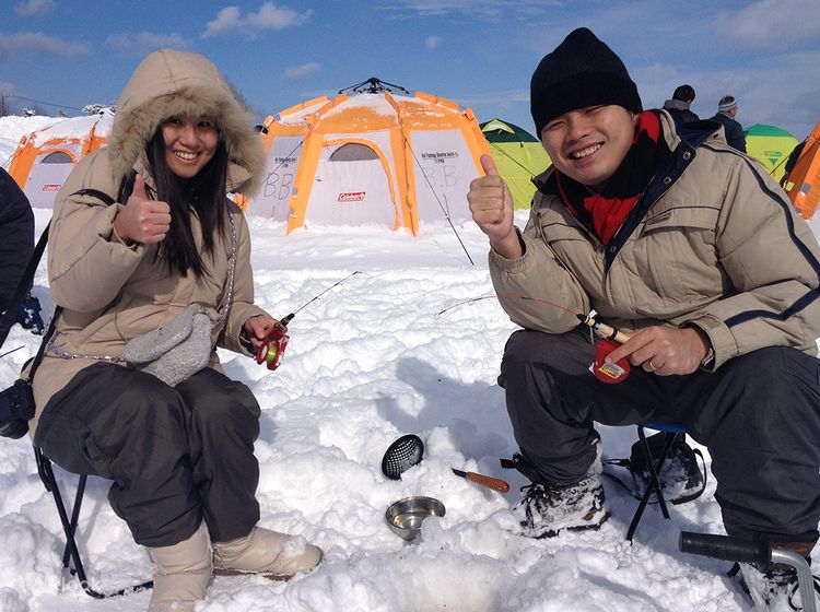 Smelt Ice Fishing and Tempura Tasting at Barato River in Hokkaido - Klook  United States
