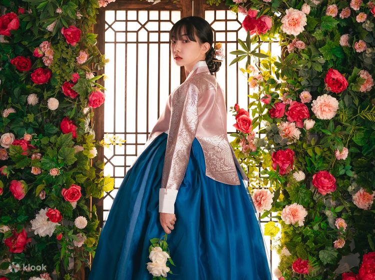 Black hanbok store