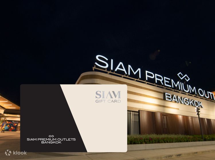 [Klook Exclusive] Siam Premium Outlets Bangkok THB500 Gift Card - Klook  Malaysia