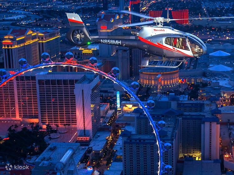 Romantic Las Vegas VIP Helicopter Strip Flight