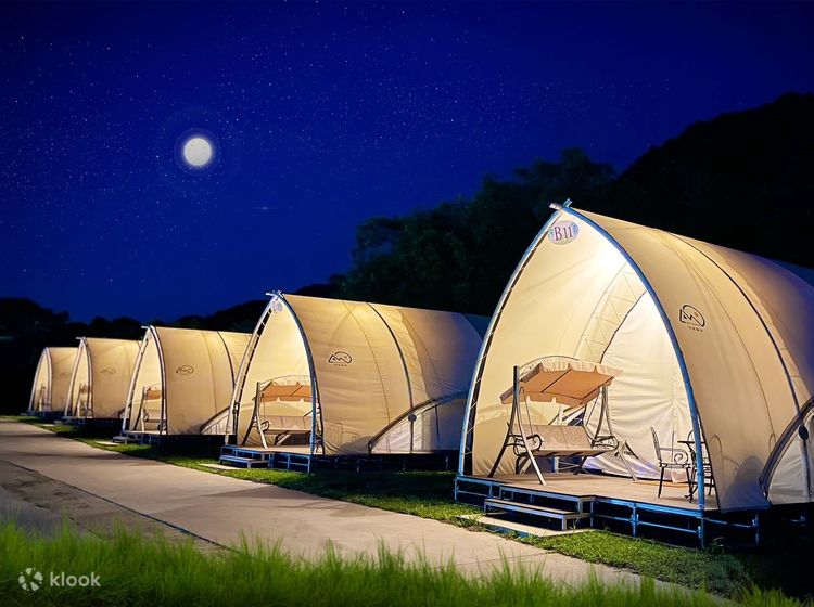 Taoyuan Camping｜Taoxi Roaming Holiday Camping Park｜One camp, four meals,  two meals luxury camping feast Klook Singapore