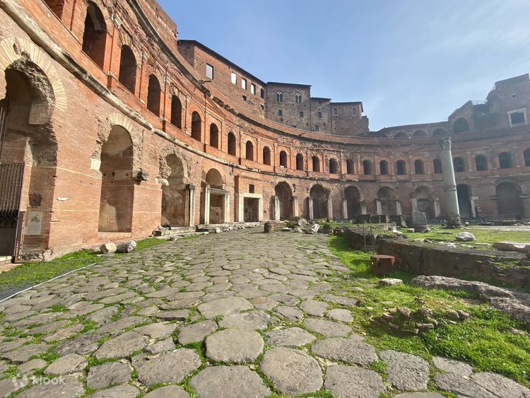 フォーラムの古代ローマのマーケット予約済みのホスト型入り口