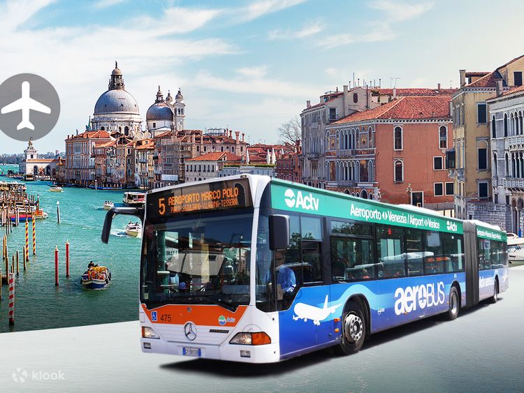 Shared Marco Polo Airport VCE Transfers by ACTV Aerobus for Venice Italy Klook