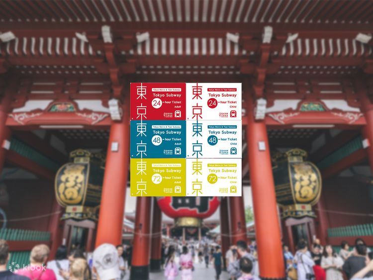 Buy Tokyo Subway Ticket Online | 24, 48 or 72 Hours Tokyo