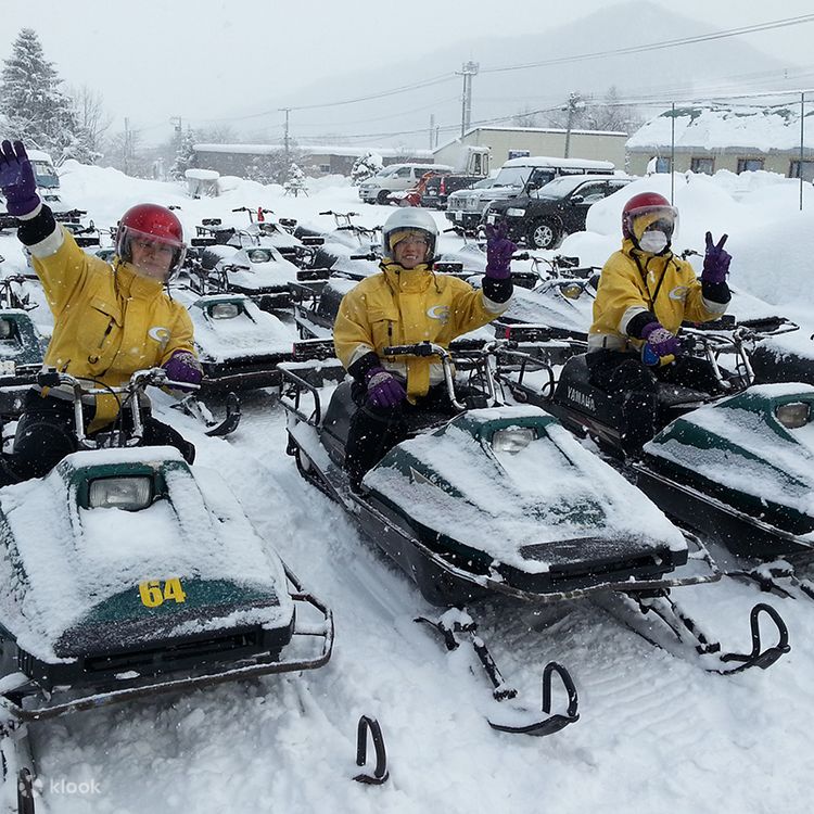 北海道でスノーモービル体験 | Klook