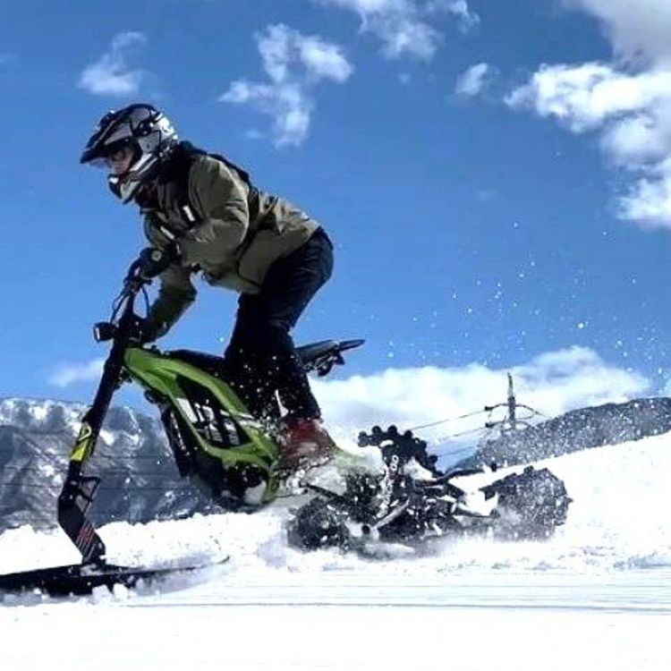 Electric snow bike cheap