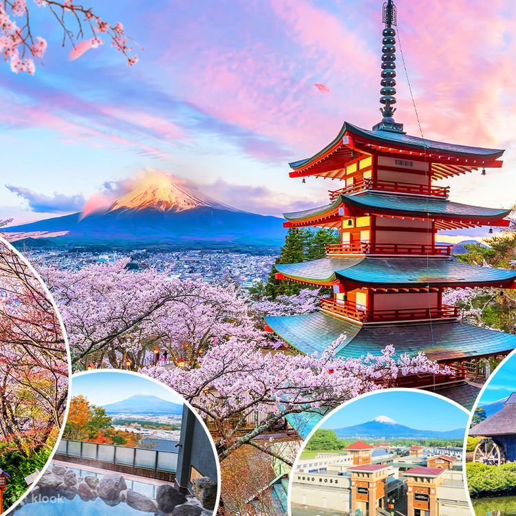 【SALE／37%OFF】 富士山五合目（新仓山浅间神社）+忍野八海+御殿场奥莱（日归温泉 神道