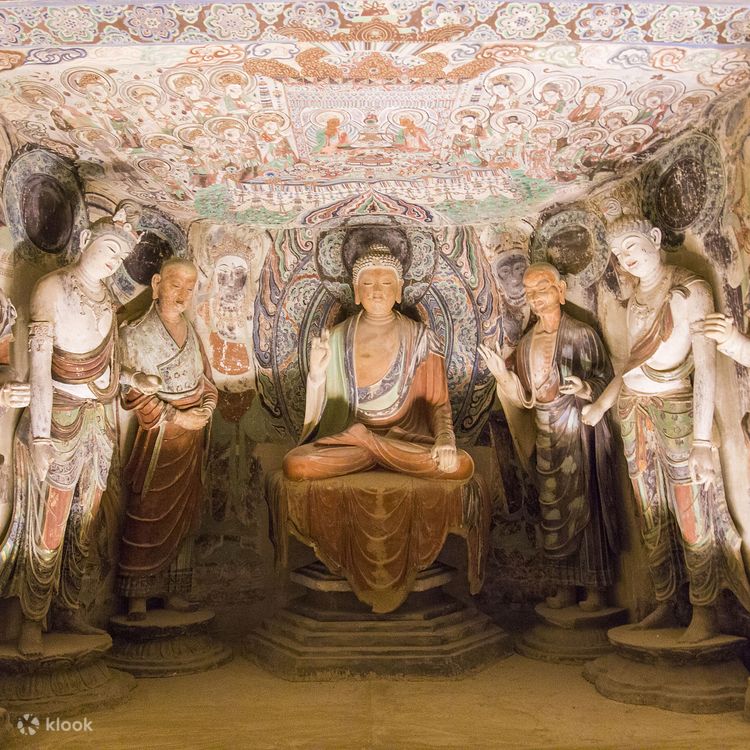 希少品 限定品 仏教美術 中国 甘粛省 世界遺産 莫高窟 壁画 仏説
