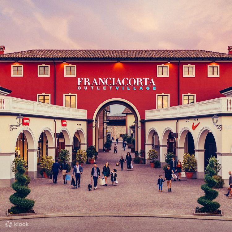 Franciacorta Outlet Village Shopping Experience from Milan Klook United States