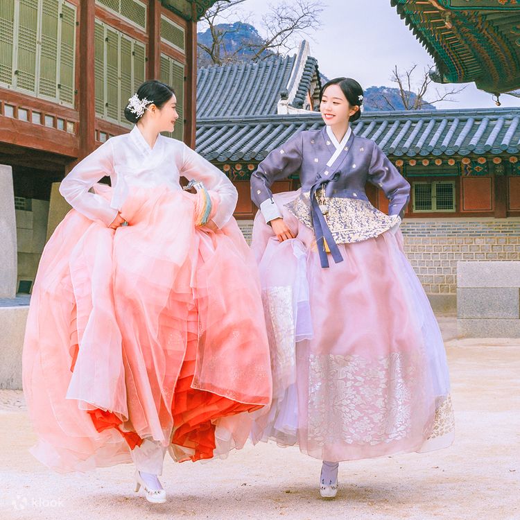 South korean traditional dress hanbok on sale