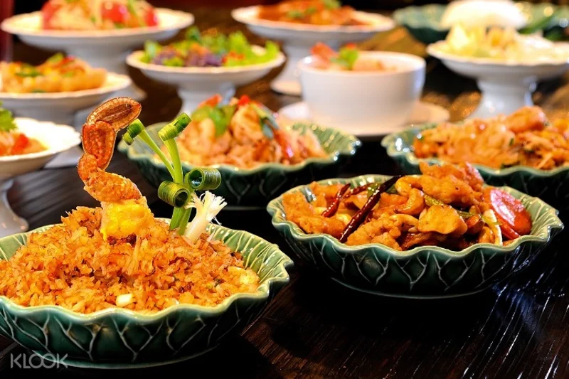 All You Can Eat Dinner At Erawan Tea Room At Grand Hyatt Erawan Bangkok Thailand
