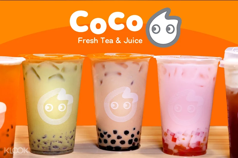 Discounted Drinks At Coco Fresh Tea Juice In Bangkok