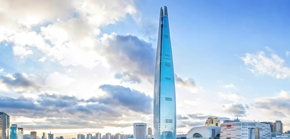 การเข้าชม Lotte World Tower Seoul Sky