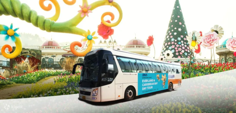 Round Trip Shuttle Bus Transfers to Everland from Seoul by JINA International Travel