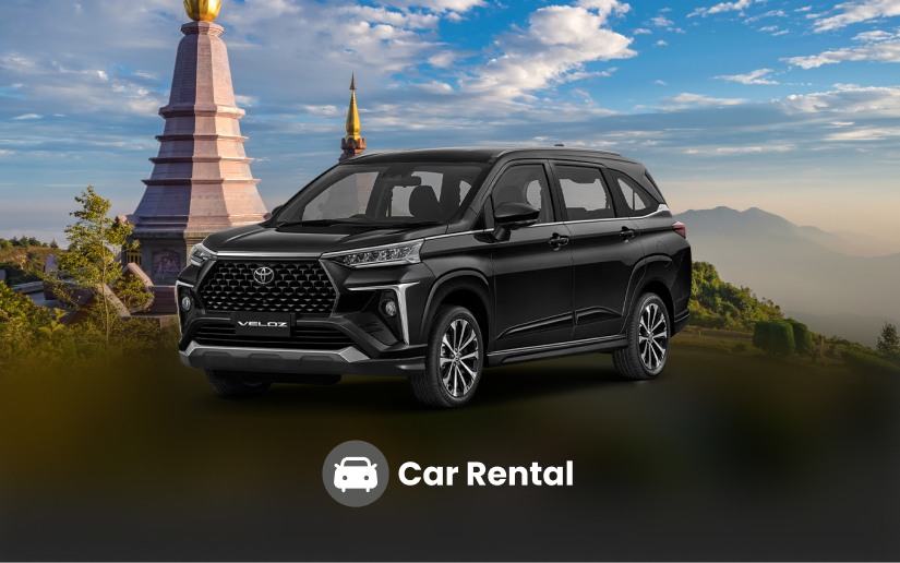Autoverhuur Chiang Mai | Huur een auto voor Elephant Sanctuary, Tiger Kingdom, Wat Phra That Doi Suthep, Night Bazaar, Wat Chedi Luang