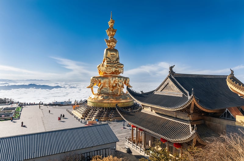 One-day tour of Leshan Giant Buddha and Mount Emei in Chengdu