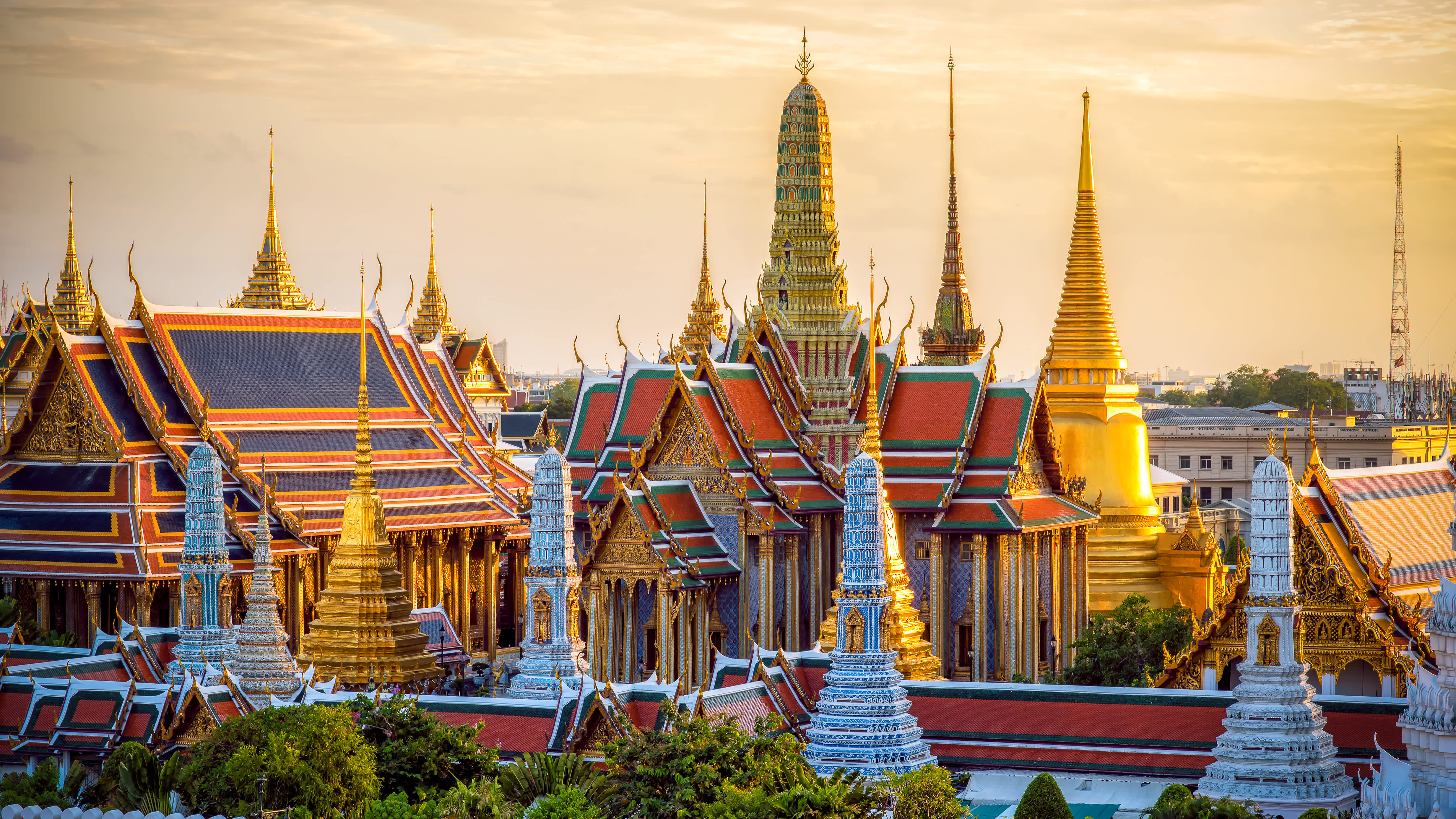 Bangkok temples in Thailand