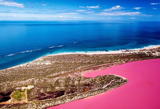 Hutt Lagoon Pink Lake