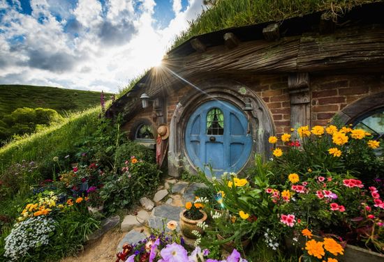 Plateau de cinéma de Hobbiton