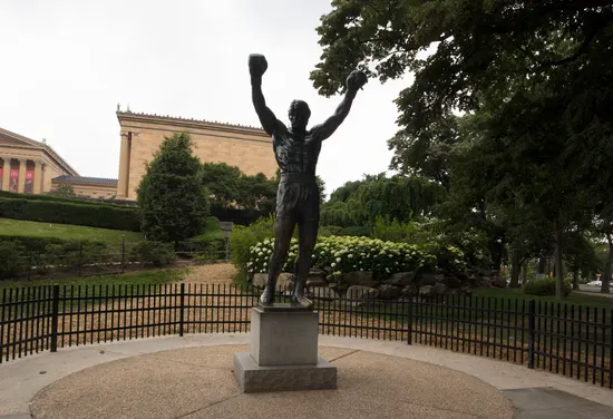 Rocky Statue