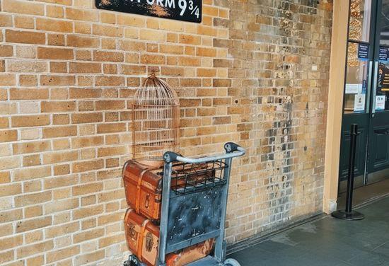 Quai 93⁄4 à la gare de King's Cross