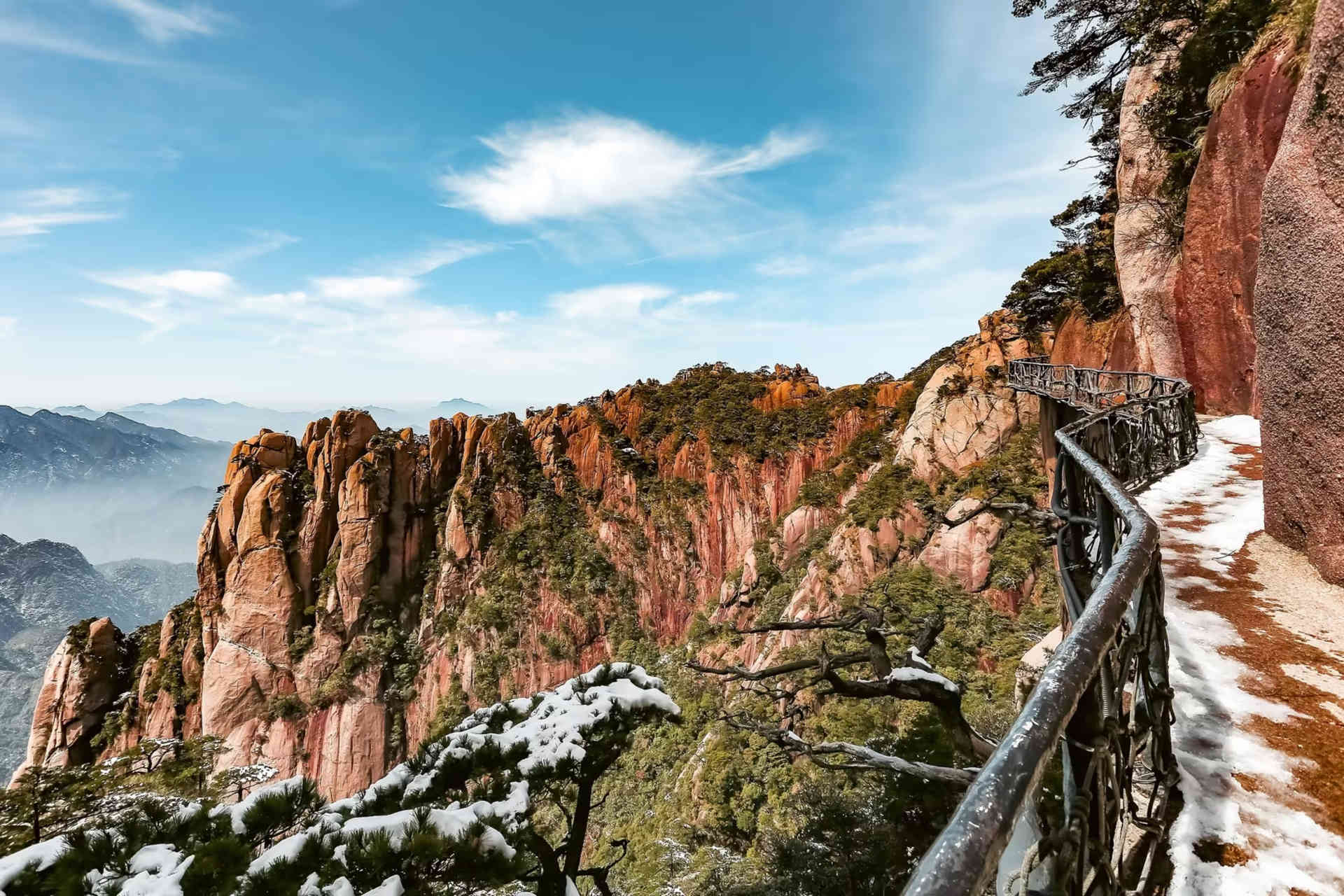 Huashan scenery