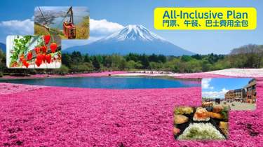 河口湖・富士山花まつりツアー（新宿発 / 富士山パノラマロープウェイ付き）