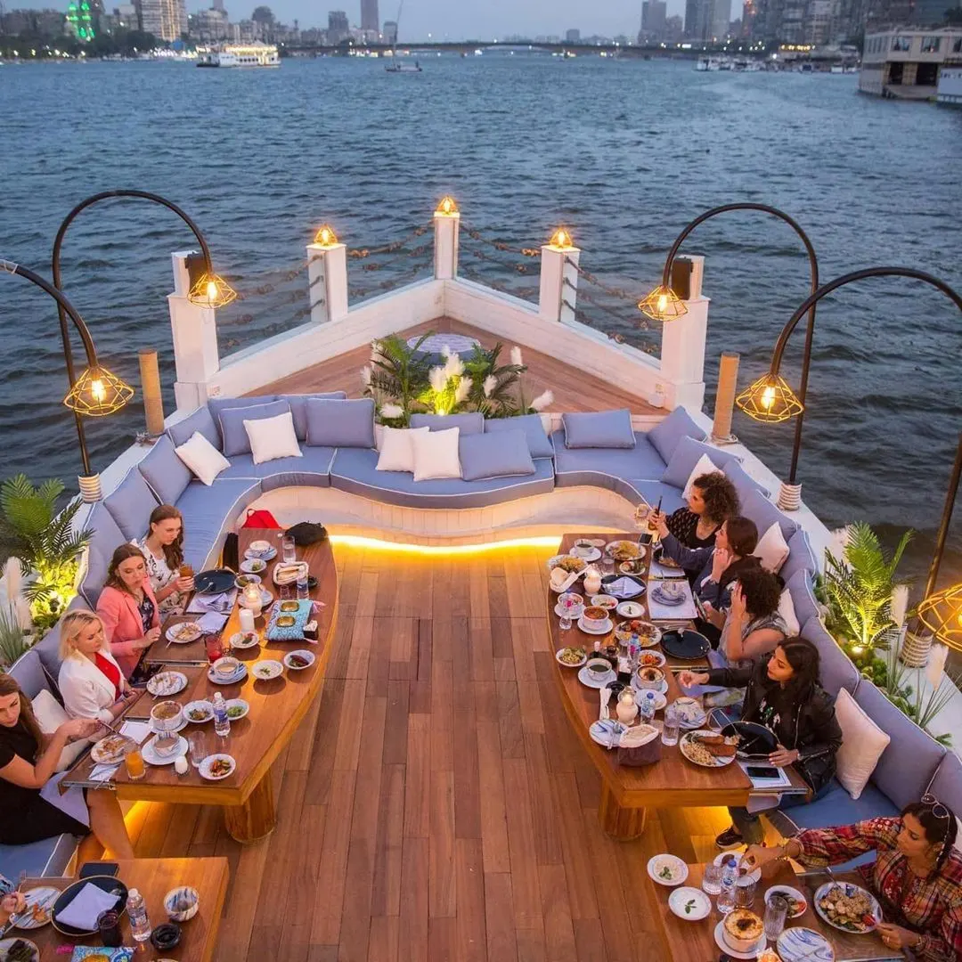 Nile dinner cruise experience in Cairo, Egypt
