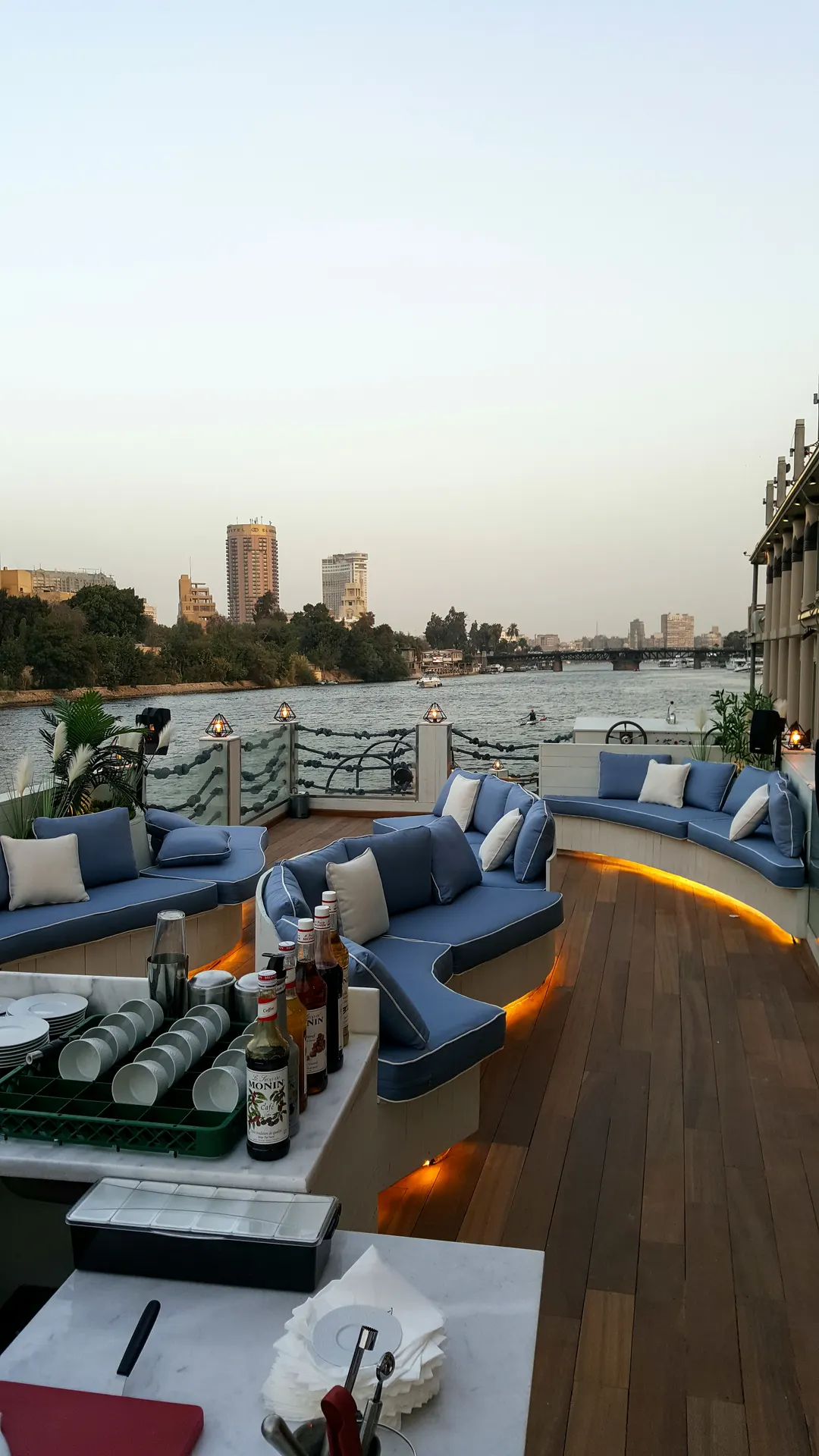 Live entertainment during a Nile dinner cruise