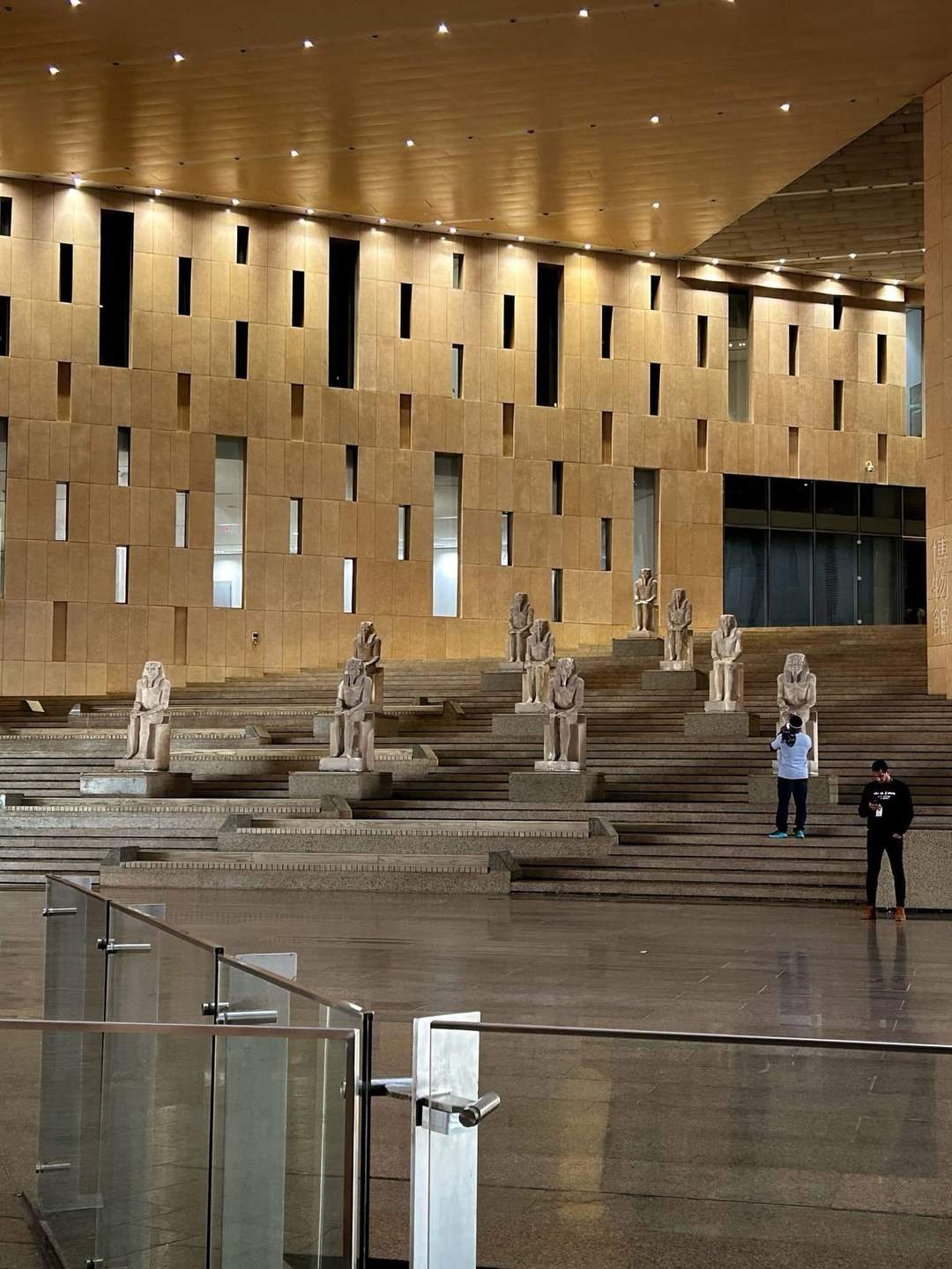 Egyptian historical collection and cultural details during a Cairo sightseeing day