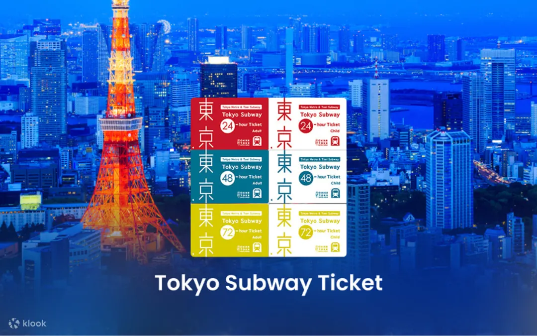 Tokyo Subway Ticket (24, 48, or 72 Hours)