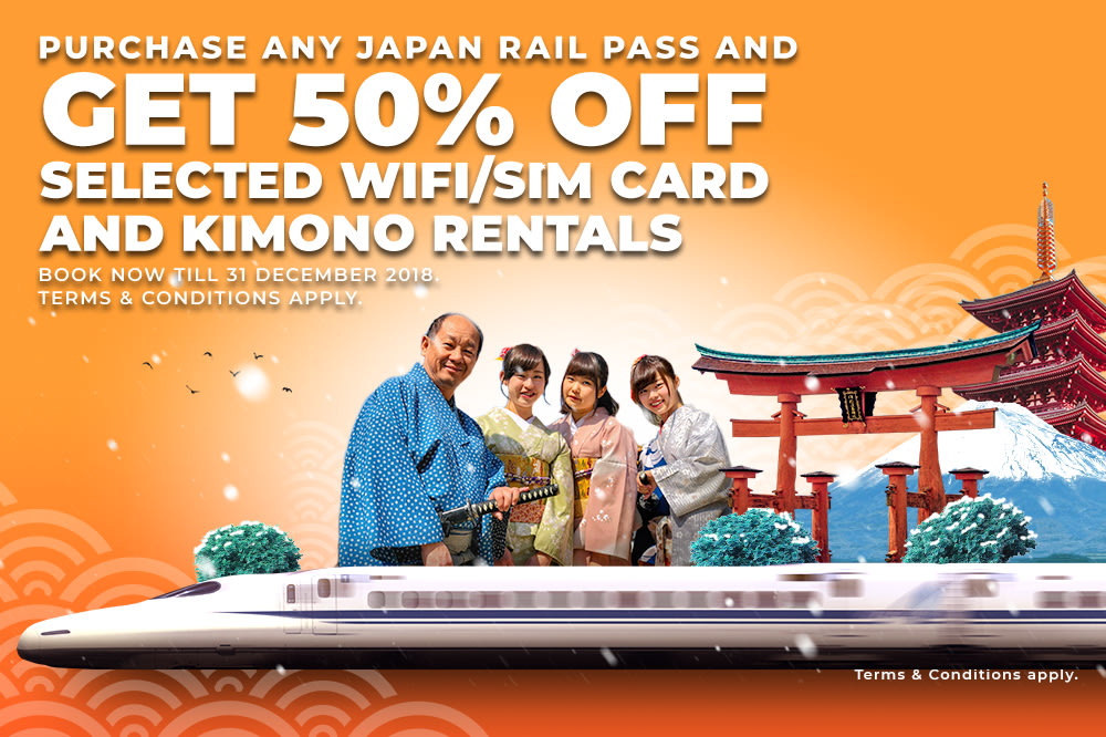 Get 50 Off Japan WiFi/Simcard & Kimono Rental Klook
