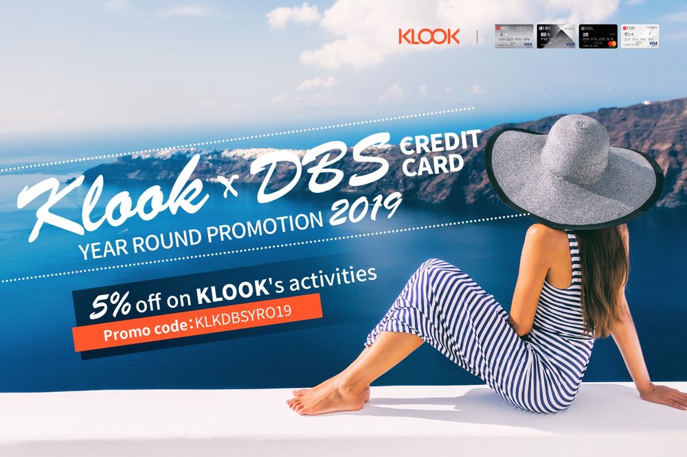 Klook X Dbs Credit Card Year Round Promotion 2019 Klook