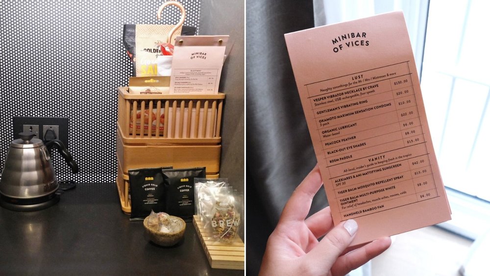 The Warehouse Hotel Minibar