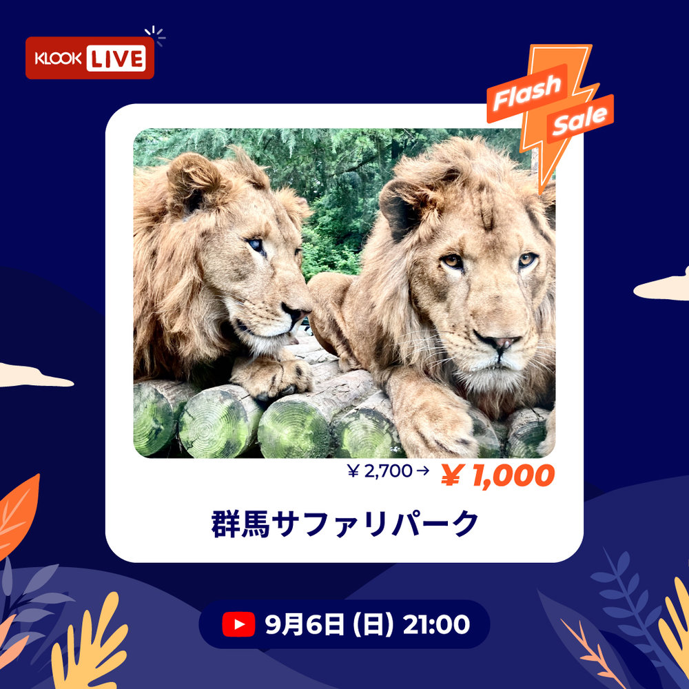 群馬サファリパーク 入園チケット