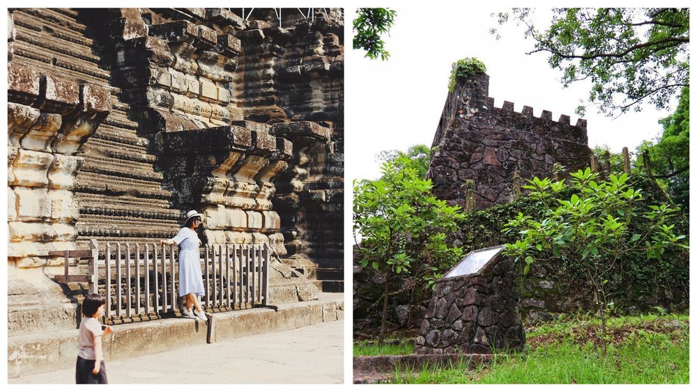 像吳哥窟的水浪窩