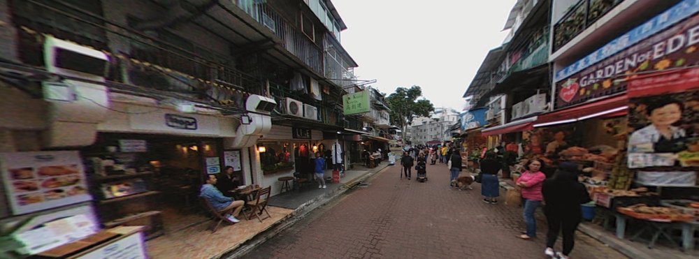 西貢市場街熱門餐廳和文靜商店