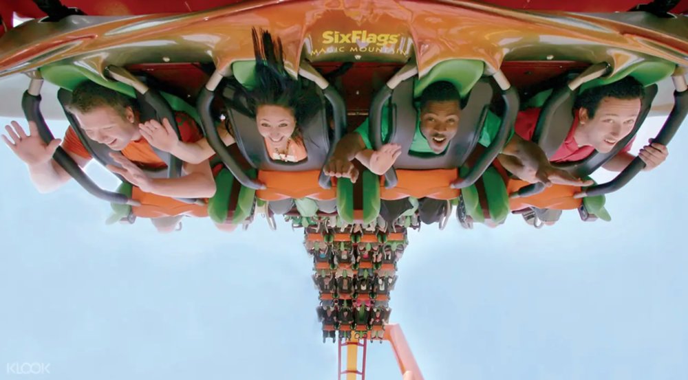 Top things to do in LA - Six Flags Magic Mountain