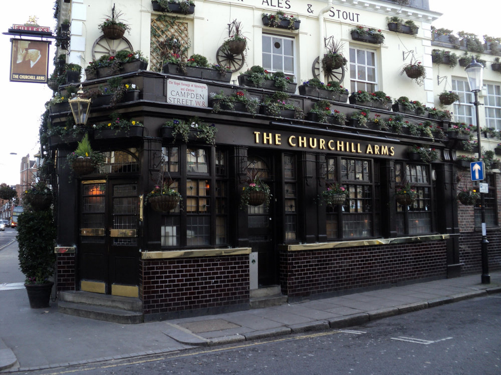 The Churchill Arms Notting Hill Kensington