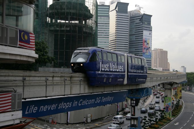 吉隆坡交通 ： 單軌列車