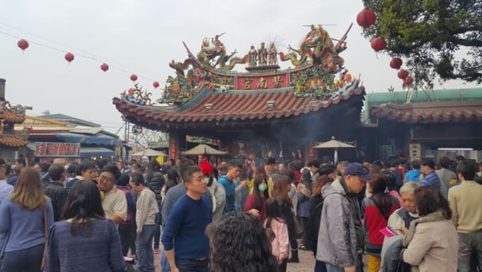 南投 紫南宮 走春 拜訪土地公