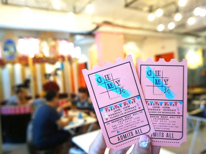 quán cafe ở singapore: oh my tian