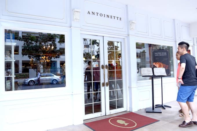 quán cafe ở singapore: antoinette